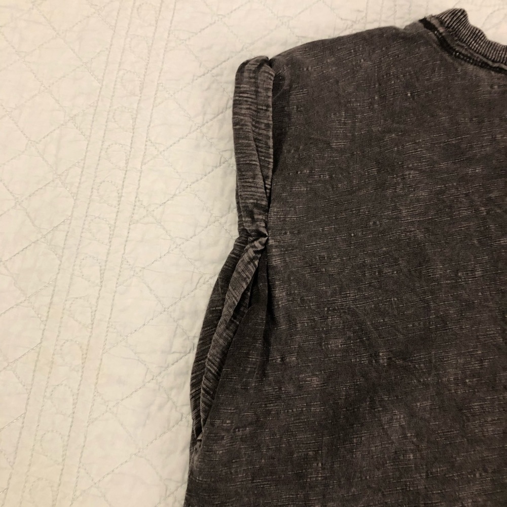 Anthropologie Pilcro roll sleeve tank muscle shirt. Size medium. - Picture 6 of 12